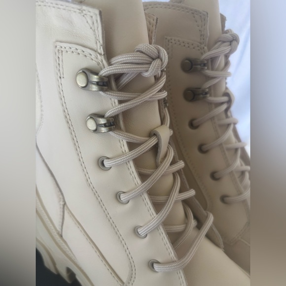 BRAND NEW SOREL BREX BOOT LACE WP Bleached (Ceramic/Optimized Orange) W 8.5 US - Picture 5 of 14